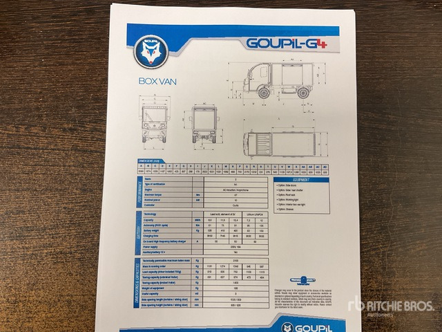 2019 Goupil G4M Electric Utility Vehicle - Коммунальная/ Специальная техника: фото 5 2019 Goupil G4M Electric Utility Vehicle - Коммунальная/ Специальная техника: фото 5