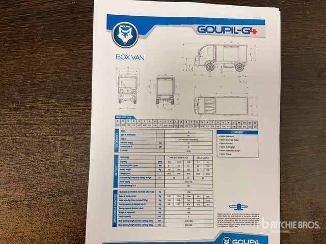 2019 Goupil G4M Electric Utility Vehicle - Коммунальная/ Специальная техника: фото 5 2019 Goupil G4M Electric Utility Vehicle - Коммунальная/ Специальная техника: фото 5