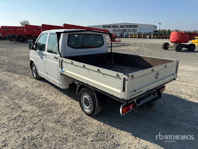 2014 Volkswagen Transporter Crew Cab Flatbed Truck - Малотоннажный бортовой грузовик: фото 3 2014 Volkswagen Transporter Crew Cab Flatbed Truck - Малотоннажный бортовой грузовик: фото 3