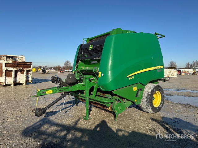 2015 John Deere 990 Round Baler - Пресс-подборщик рулонный: фото 1 2015 John Deere 990 Round Baler - Пресс-подборщик рулонный: фото 1