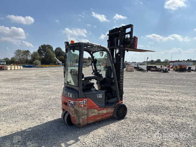 2017 Toyota 8FBET15 1500 kg Electric Forklift - Электропогрузчик: фото 4 2017 Toyota 8FBET15 1500 kg Electric Forklift - Электропогрузчик: фото 4