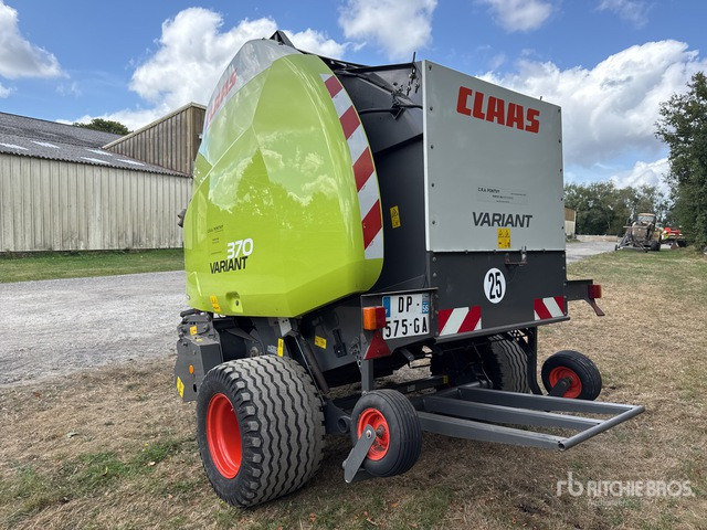 2014 Claas Variant 370 Presse A Balles Rondes 1 Essieu S/A Round Baler - Пресс-подборщик рулонный: фото 3 2014 Claas Variant 370 Presse A Balles Rondes 1 Essieu S/A Round Baler - Пресс-подборщик рулонный: фото 3