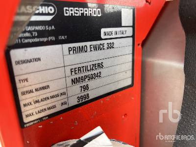 MASCHIO GASPARDO PRIMO EWICE 332 (Unused) - Разбрасыватель удобрений: фото 5 MASCHIO GASPARDO PRIMO EWICE 332 (Unused) - Разбрасыватель удобрений: фото 5