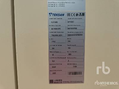 TEKSAN TJ275BD Stand-By Groupe Electrogene 250 ... - Электрогенератор: фото 5 TEKSAN TJ275BD Stand-By Groupe Electrogene 250 ... - Электрогенератор: фото 5