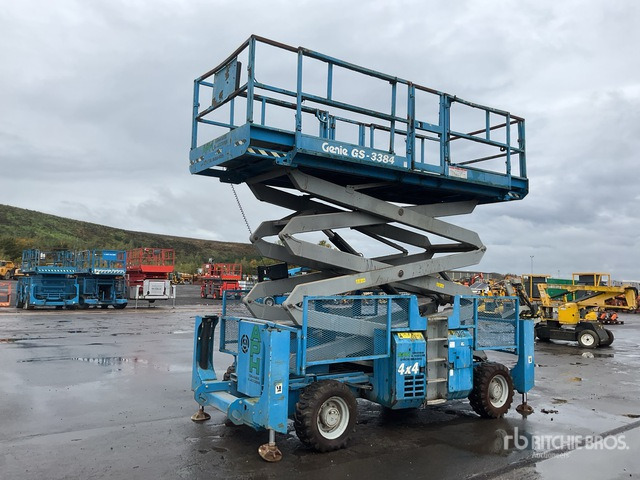2007 Genie GS3384 4x4 Diesel Scissor Lift - Ножничный подъемник: фото 1 2007 Genie GS3384 4x4 Diesel Scissor Lift - Ножничный подъемник: фото 1