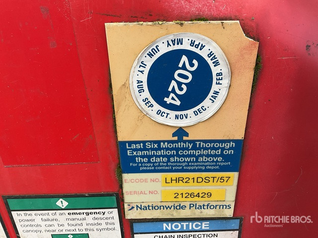 2013 Nifty-Lift HR21D 4WD Diesel Articulating Boom Lift - Коленчатый подъемник: фото 3 2013 Nifty-Lift HR21D 4WD Diesel Articulating Boom Lift - Коленчатый подъемник: фото 3