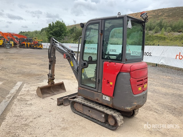 2018 Volvo EC18D Mini Excavator: <6.6t - Мини-экскаватор: фото 4 2018 Volvo EC18D Mini Excavator: <6.6t - Мини-экскаватор: фото 4