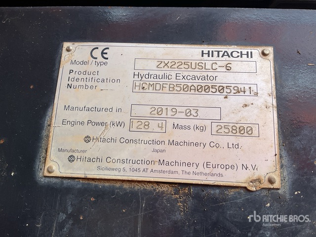 2019 Hitachi ZX225USLC-6 Tracked Excavator - Гусеничный экскаватор: фото 3 2019 Hitachi ZX225USLC-6 Tracked Excavator - Гусеничный экскаватор: фото 3