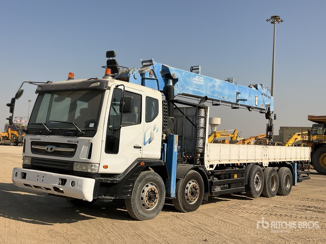 2015 Tata Daewoo Novus SE 2015 Dong Yang SS7506S 20 ton S ... Flatbed Truck with Crane - Грузовик бортовой/ Платформа, Автоманипулятор: фото 1 2015 Tata Daewoo Novus SE 2015 Dong Yang SS7506S 20 ton S ... Flatbed Truck with Crane - Грузовик бортовой/ Платформа, Автоманипулятор: фото 1
