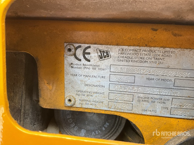 2016 JCB 8030 - Мини-экскаватор: фото 3 2016 JCB 8030 - Мини-экскаватор: фото 3