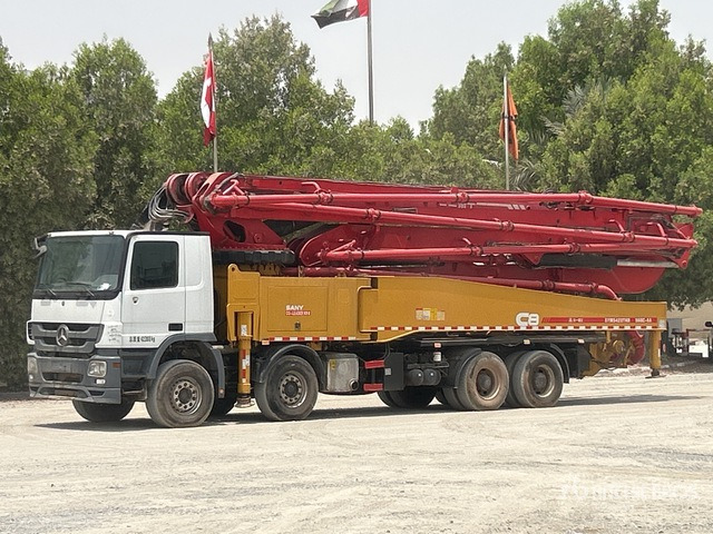2020 Mercedes-Benz Actros 4141 2020 Sany SYM5449THBE 56 m on 8 ... Concrete Pump Truck - Автобетононасос: фото 1 2020 Mercedes-Benz Actros 4141 2020 Sany SYM5449THBE 56 m on 8 ... Concrete Pump Truck - Автобетононасос: фото 1