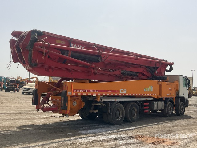 2020 Mercedes-Benz Actros 4143 2020 Sany SYM5449THBE 56 m on 8 ... Concrete Pump Truck - Автобетононасос: фото 4 2020 Mercedes-Benz Actros 4143 2020 Sany SYM5449THBE 56 m on 8 ... Concrete Pump Truck - Автобетононасос: фото 4