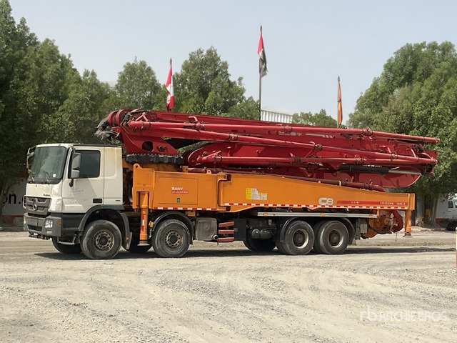 2020 Mercedes-Benz Actros 4143 2020 Sany SYM5449THBE 56 m on 8 ... Concrete Pump Truck - Автобетононасос: фото 1 2020 Mercedes-Benz Actros 4143 2020 Sany SYM5449THBE 56 m on 8 ... Concrete Pump Truck - Автобетононасос: фото 1