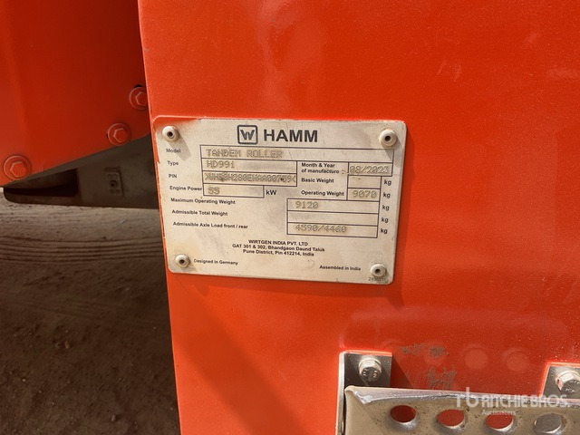 2023 Hamm HD99i - Дорожный каток: фото 3 2023 Hamm HD99i - Дорожный каток: фото 3