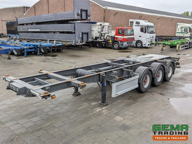 Burg BPO 12-27 3-Assen BPW ADR EX/II EX/III FL OX AT - Trommelremmen - 20/30FT TankChassis - RVS Driptray/Toolbox (O1824) - Полуприцеп-контейнеровоз/ Сменный кузов: фото 4 Burg BPO 12-27 3-Assen BPW ADR EX/II EX/III FL OX AT - Trommelremmen - 20/30FT TankChassis - RVS Driptray/Toolbox (O1824) - Полуприцеп-контейнеровоз/ Сменный кузов: фото 4