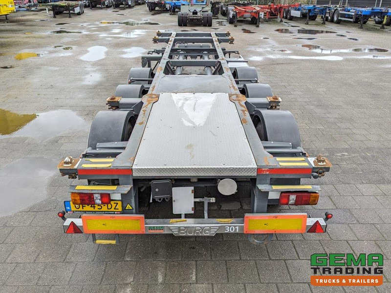 Burg BPO 12-27 3-Assen BPW ADR EX/II EX/III FL OX AT - Trommelremmen - 20/30FT TankChassis - RVS Driptray/Toolbox (O1824) - Полуприцеп-контейнеровоз/ Сменный кузов: фото 5 Burg BPO 12-27 3-Assen BPW ADR EX/II EX/III FL OX AT - Trommelremmen - 20/30FT TankChassis - RVS Driptray/Toolbox (O1824) - Полуприцеп-контейнеровоз/ Сменный кузов: фото 5