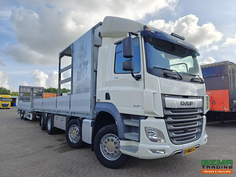 DAF CF 430 FAX 8x2/6 Dagcabine Euro6D - Machine Transporter + 2assige Aanhanger - Hydraulische Rampen - Afneembare 10.000L WaterTank - 20.000km! Origineel - Автовоз: фото 4 DAF CF 430 FAX 8x2/6 Dagcabine Euro6D - Machine Transporter + 2assige Aanhanger - Hydraulische Rampen - Afneembare 10.000L WaterTank - 20.000km! Origineel - Автовоз: фото 4