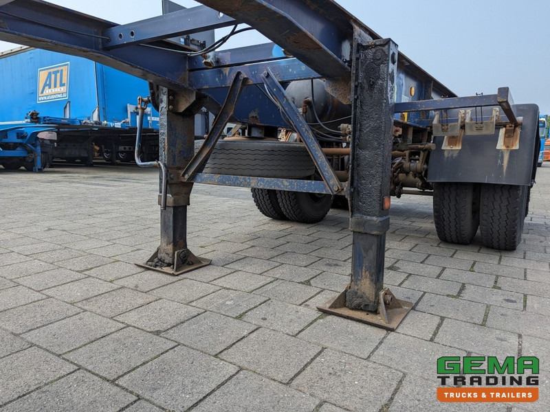 Полуприцеп-контейнеровоз/ Сменный кузов Flandria OP 20V 2A 2-Assen ROR - DrumBrakes - Leaf Suspension - 20FT (O1871): фото 8