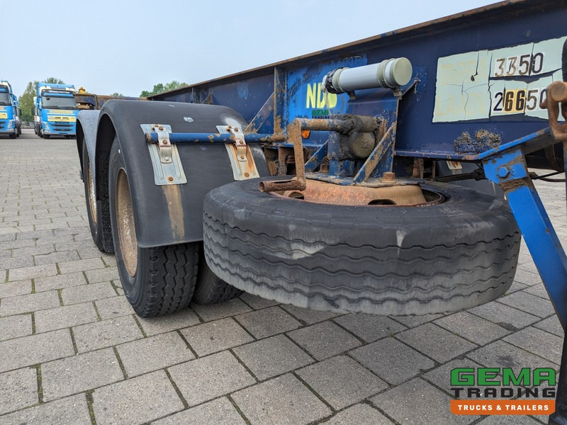 Полуприцеп-контейнеровоз/ Сменный кузов Flandria OP 20V 2A 2-Assen ROR - DrumBrakes - Leaf Suspension - 20FT (O1871): фото 9