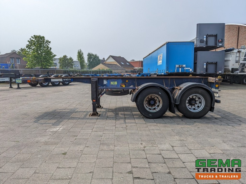 Полуприцеп-контейнеровоз/ Сменный кузов Flandria OP 20V 2A 2-Assen ROR - DrumBrakes - Leaf Suspension - 20FT (O1871): фото 12