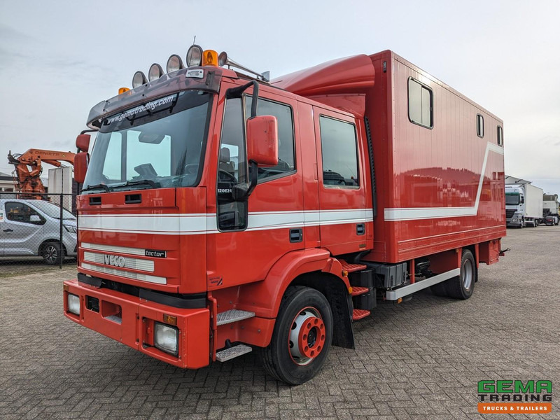 Iveco Tector ML120E24D 4x2 Euro3 DubbelCabine - Paardenwagen 3-Paards - Kleedruimte - Hydraulische klep- TOP! - Коневоз: фото 2 Iveco Tector ML120E24D 4x2 Euro3 DubbelCabine - Paardenwagen 3-Paards - Kleedruimte - Hydraulische klep- TOP! - Коневоз: фото 2