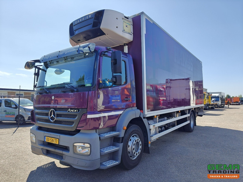 Mercedes-Benz AXOR 1824 L 4x2 Dagcab Euro5 - Koel-Vriesbak 7.5M - Carrier Supra 950MT + Laadklep 2000KG - Zijdeuren - Рефрижератор: фото 1 Mercedes-Benz AXOR 1824 L 4x2 Dagcab Euro5 - Koel-Vriesbak 7.5M - Carrier Supra 950MT + Laadklep 2000KG - Zijdeuren - Рефрижератор: фото 1