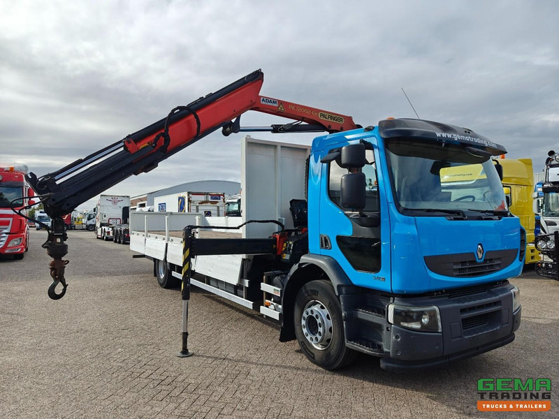 Renault Premium Lander 340 4x2 Dagcab Euro5 - Retarder - Open Laadbak 7.8M  + Palfinger PK12002-EH - RadioGrafisch - Грузовик бортовой/ Платформа, Автоманипулятор: фото 3 Renault Premium Lander 340 4x2 Dagcab Euro5 - Retarder - Open Laadbak 7.8M  + Palfinger PK12002-EH - RadioGrafisch - Грузовик бортовой/ Платформа, Автоманипулятор: фото 3