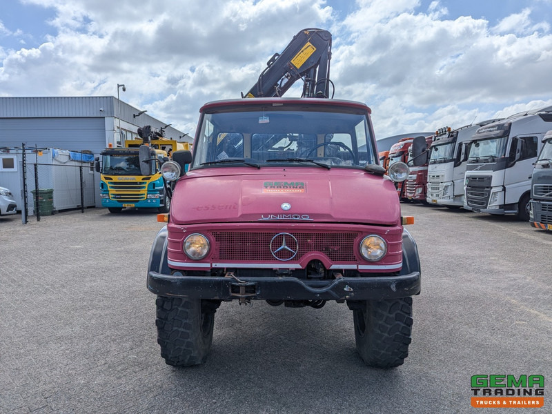 Автоманипулятор Unimog 416/U1100 4x4 - Hiab PK4600A - Open laadbak - Lier - Vangmuil/trekhaak - Mercedes Benz: фото 7