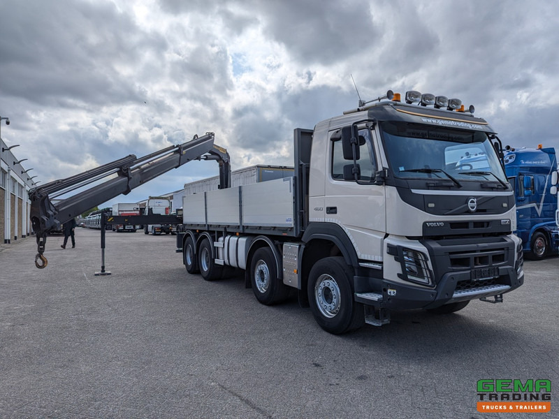 Volvo FMX 460 8x4/4 Dagcab Euro5 - Open Laadbak 6m + Palfinger PK18001-EH 4xHydraulisch RadioGrafisch - Грузовик бортовой/ Платформа, Автоманипулятор: фото 2 Volvo FMX 460 8x4/4 Dagcab Euro5 - Open Laadbak 6m + Palfinger PK18001-EH 4xHydraulisch RadioGrafisch - Грузовик бортовой/ Платформа, Автоманипулятор: фото 2