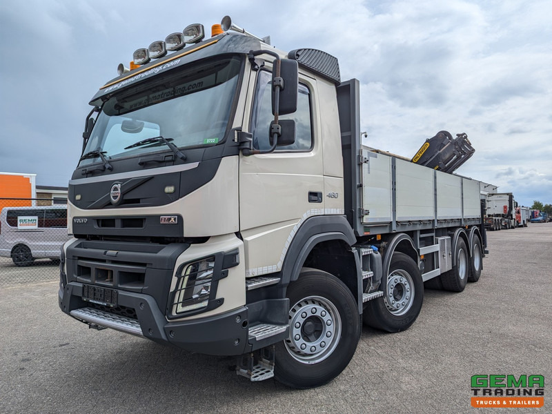 Volvo FMX 460 8x4/4 Dagcab Euro5 - Open Laadbak 6m + Palfinger PK18001-EH 4xHydraulisch RadioGrafisch - Грузовик бортовой/ Платформа, Автоманипулятор: фото 1 Volvo FMX 460 8x4/4 Dagcab Euro5 - Open Laadbak 6m + Palfinger PK18001-EH 4xHydraulisch RadioGrafisch - Грузовик бортовой/ Платформа, Автоманипулятор: фото 1