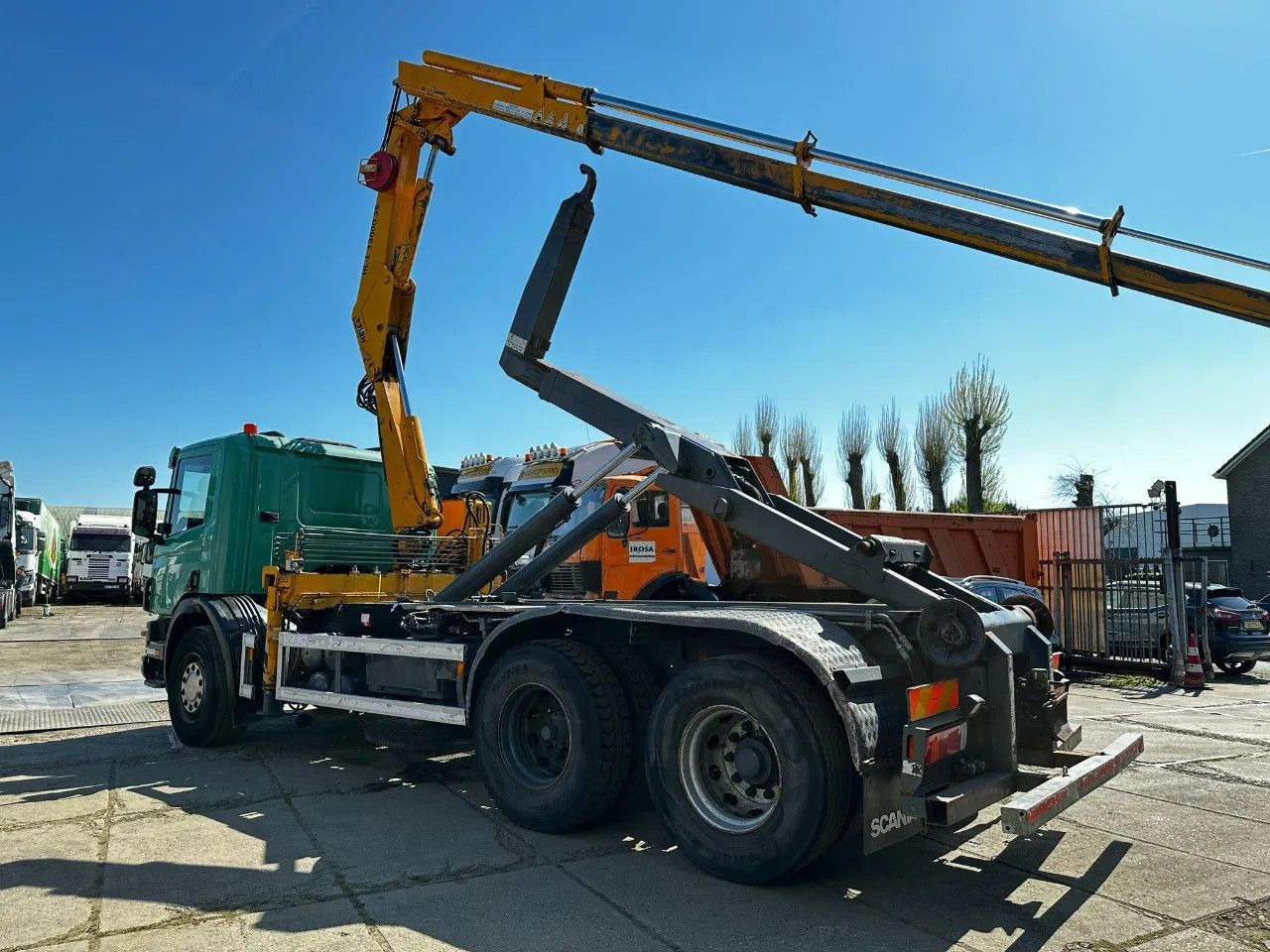 Scania P114-380 6X2 Ampirol + Heila 13000 5T Crane Manu - Грузовик-контейнеровоз/ Сменный кузов: фото 3 Scania P114-380 6X2 Ampirol + Heila 13000 5T Crane Manu - Грузовик-контейнеровоз/ Сменный кузов: фото 3