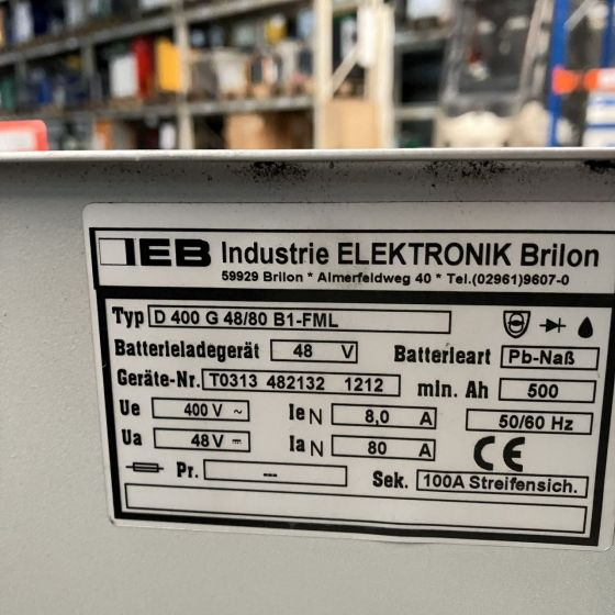 Электрическая система для Погрузочно-разгрузочной техники Tricom Filon Classic 48V/80A: фото 6