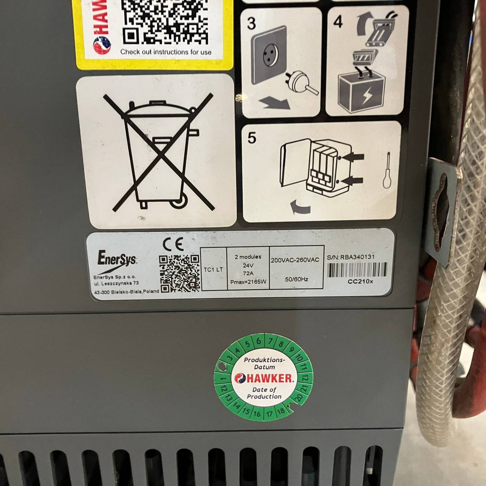 Hawker 24V/72A Lifetech TC1LT - Запчасти для Погрузочно-разгрузочной техники: фото 4 Hawker 24V/72A Lifetech TC1LT - Запчасти для Погрузочно-разгрузочной техники: фото 4