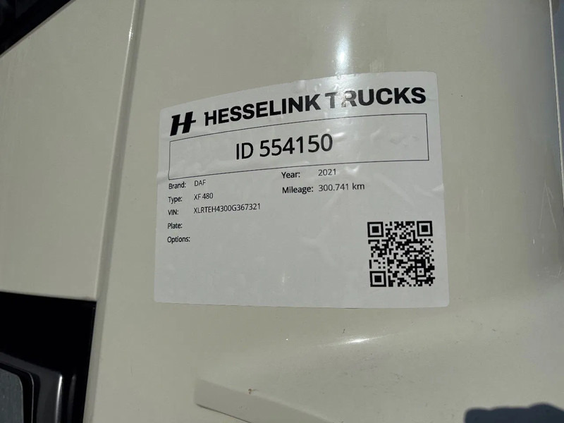 Тягач DAF XF 480 SSC Super Space 2x tank LED PTO-Prep 299.740KM ACC: фото 14