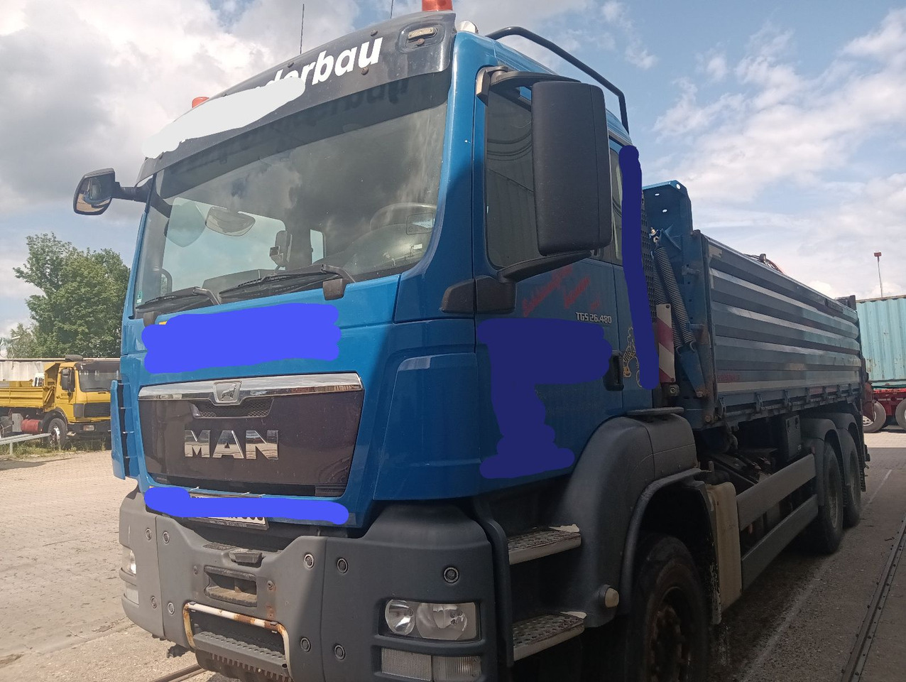 MAN TGS 26:480 6x4 BL ATLAS 240.2E-A4 3-S-Kipper - Самосвал, Автоманипулятор: фото 4 MAN TGS 26:480 6x4 BL ATLAS 240.2E-A4 3-S-Kipper - Самосвал, Автоманипулятор: фото 4