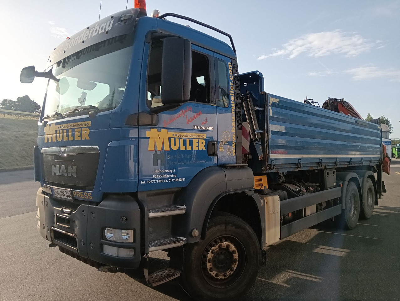 MAN TGS 26:480 6x4 EURO5 ATLAS 240.2E-A4 3-S-Kipper - Самосвал, Автоманипулятор: фото 4 MAN TGS 26:480 6x4 EURO5 ATLAS 240.2E-A4 3-S-Kipper - Самосвал, Автоманипулятор: фото 4
