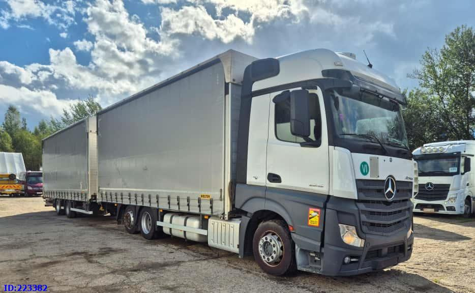 MERCEDES-BENZ Actros 2542 6x2 Euro6 + Wielton trailer - Тентованный грузовик: фото 4 MERCEDES-BENZ Actros 2542 6x2 Euro6 + Wielton trailer - Тентованный грузовик: фото 4