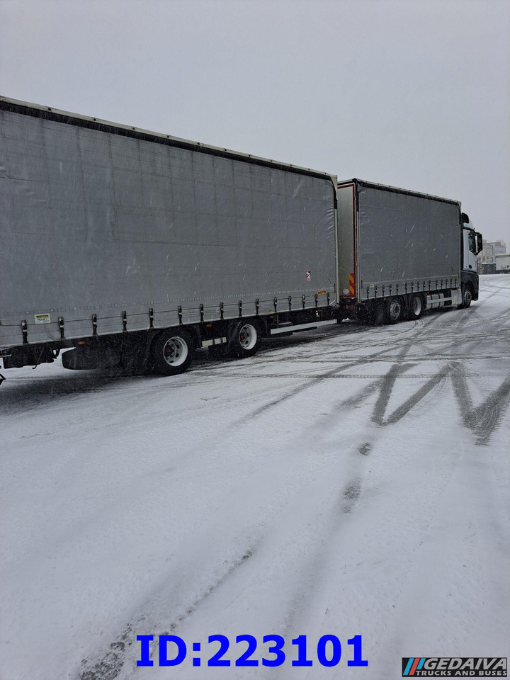 MERCEDES-BENZ Actros 2542 6x2 Euro6 + trailer - Тентованный грузовик: фото 4 MERCEDES-BENZ Actros 2542 6x2 Euro6 + trailer - Тентованный грузовик: фото 4