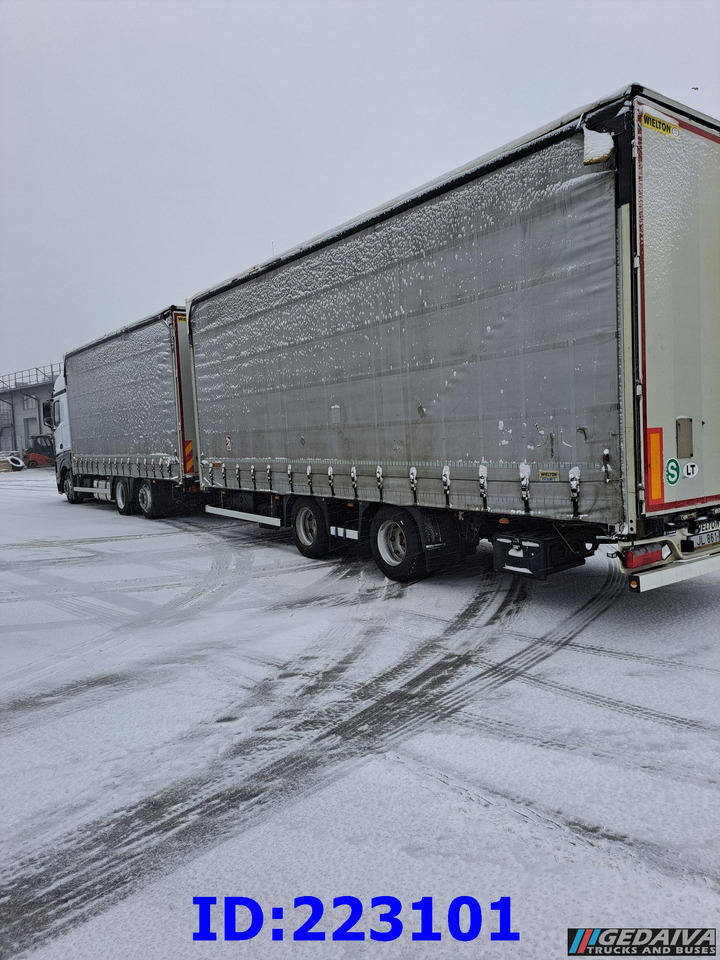 MERCEDES-BENZ Actros 2542 6x2 Euro6 + trailer - Тентованный грузовик: фото 5 MERCEDES-BENZ Actros 2542 6x2 Euro6 + trailer - Тентованный грузовик: фото 5