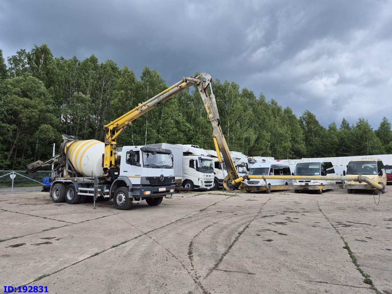 MERCEDES-BENZ Atego 2628 6x4 Schwing 17m 9m3 - Автобетононасос: фото 1 MERCEDES-BENZ Atego 2628 6x4 Schwing 17m 9m3 - Автобетононасос: фото 1