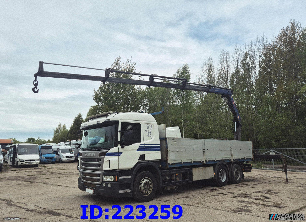 SCANIA P450 6x2 Steering axle Euro6 + PM 13.5SP - Грузовик бортовой/ Платформа: фото 1 SCANIA P450 6x2 Steering axle Euro6 + PM 13.5SP - Грузовик бортовой/ Платформа: фото 1