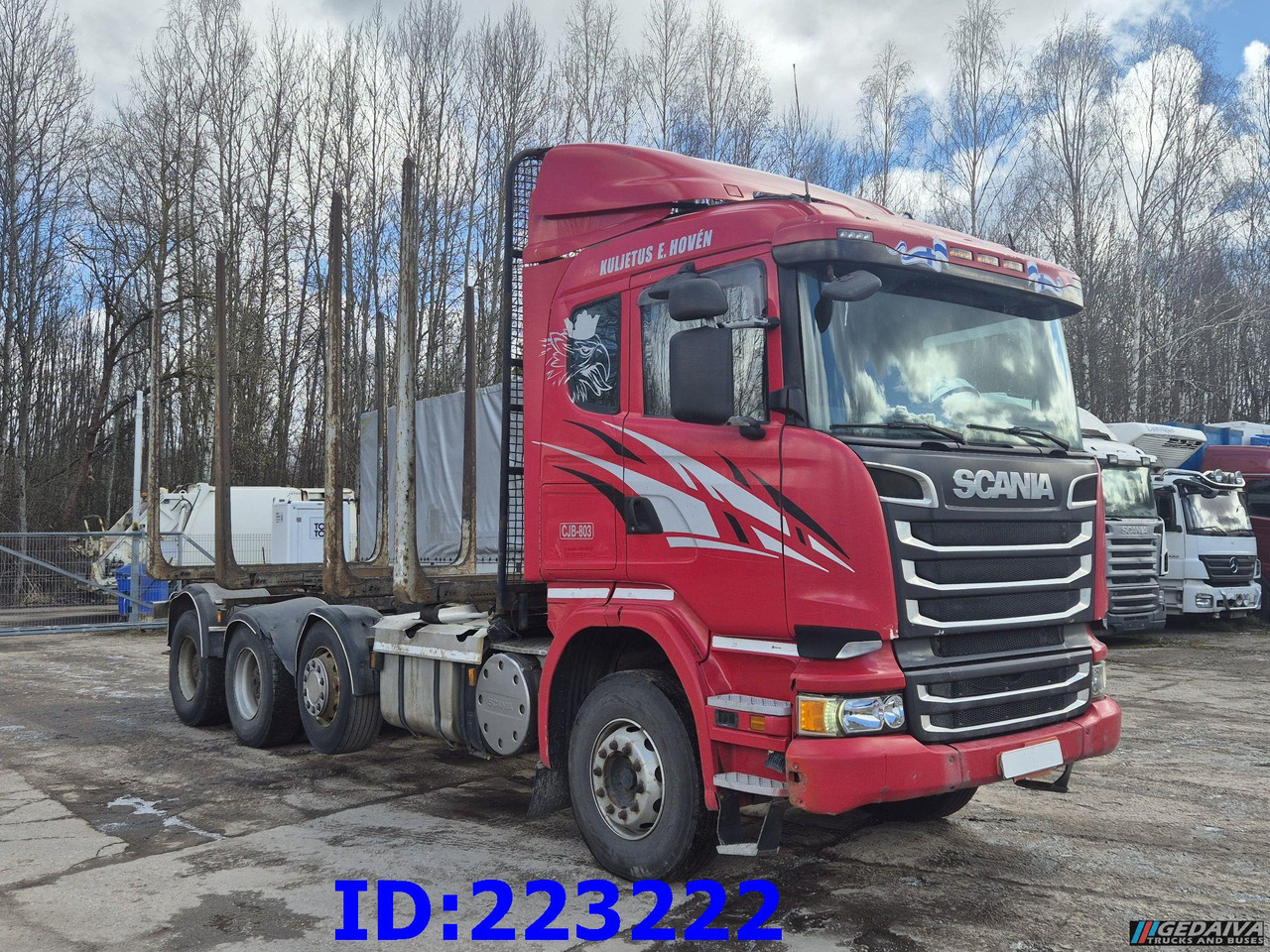 SCANIA R620 - 8x4 - Steering axle - Лесовоз: фото 4 SCANIA R620 - 8x4 - Steering axle - Лесовоз: фото 4