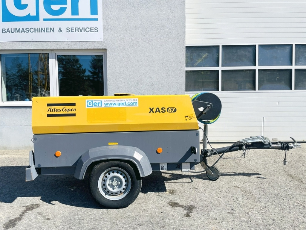 Atlas Copco XAS67 DDG (4061) - Воздушный компрессор: фото 1 Atlas Copco XAS67 DDG (4061) - Воздушный компрессор: фото 1