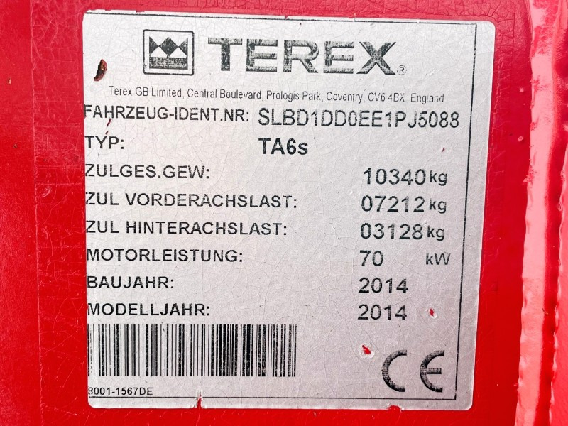 Terex TA6 (3628) - Мини-самосвал: фото 4 Terex TA6 (3628) - Мини-самосвал: фото 4
