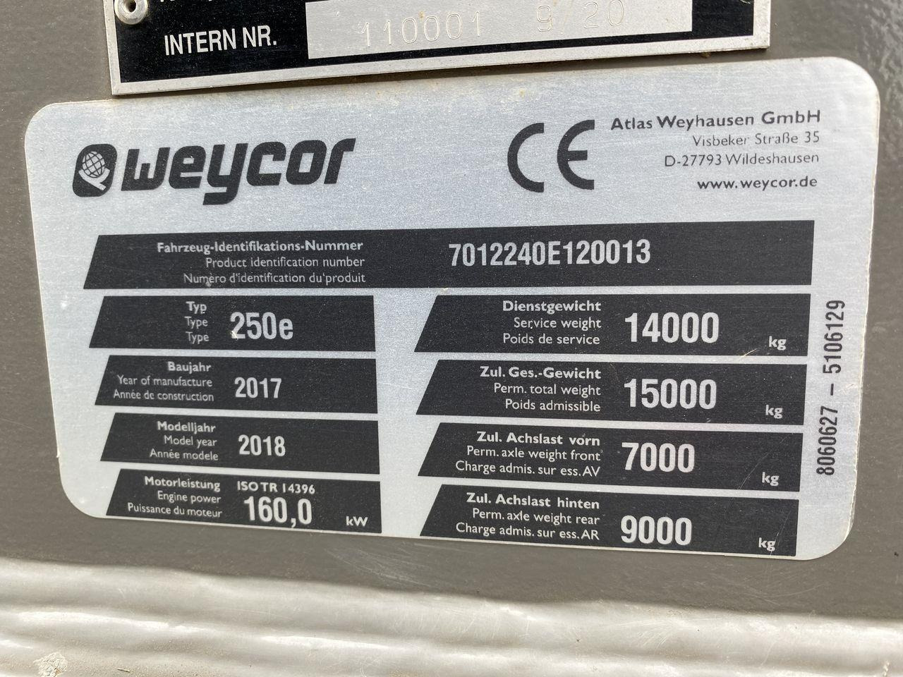 Weycor AR250e в лизинг Weycor AR250e: фото 11