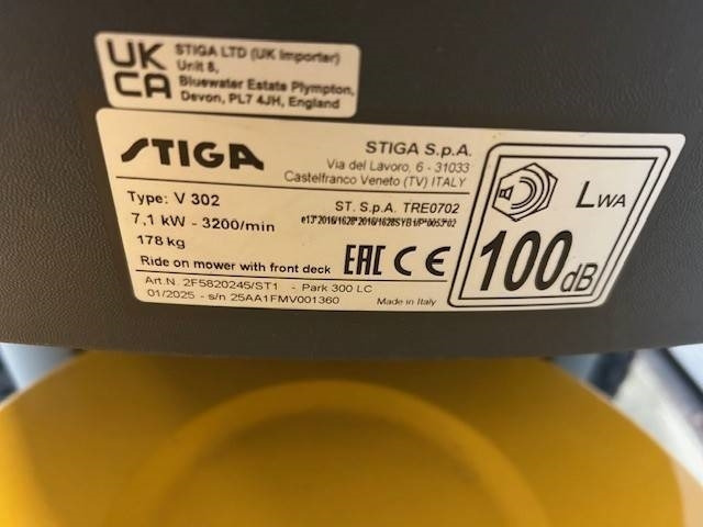 Stiga Park 300 lc Frontmaaier - Газонокосилка: фото 4 Stiga Park 300 lc Frontmaaier - Газонокосилка: фото 4