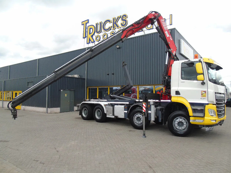 DAF CF 480 + 8X4 + FASSI 16T/M + 20T HOOK + REMOTE + PERFECT - Крюковой мультилифт, Автоманипулятор: фото 2 DAF CF 480 + 8X4 + FASSI 16T/M + 20T HOOK + REMOTE + PERFECT - Крюковой мультилифт, Автоманипулятор: фото 2
