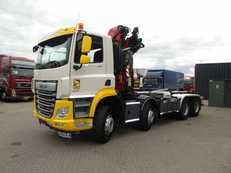 DAF CF 480 + 8X4 + FASSI 16T/M + 20T HOOK + REMOTE + PERFECT - Крюковой мультилифт, Автоманипулятор: фото 4 DAF CF 480 + 8X4 + FASSI 16T/M + 20T HOOK + REMOTE + PERFECT - Крюковой мультилифт, Автоманипулятор: фото 4