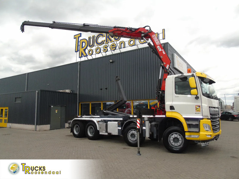 DAF CF 480 + 8X4 + FASSI 16T/M + 20T HOOK + REMOTE + PERFECT - Крюковой мультилифт, Автоманипулятор: фото 1 DAF CF 480 + 8X4 + FASSI 16T/M + 20T HOOK + REMOTE + PERFECT - Крюковой мультилифт, Автоманипулятор: фото 1