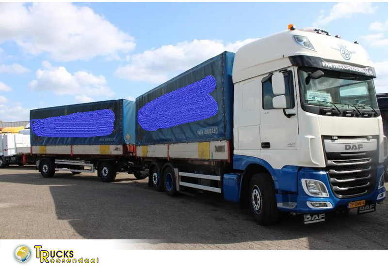 DAF XF 106.460 + Euro 6 + 6X2 + retarder + price is for complete incl combi - Тентованный грузовик: фото 1 DAF XF 106.460 + Euro 6 + 6X2 + retarder + price is for complete incl combi - Тентованный грузовик: фото 1